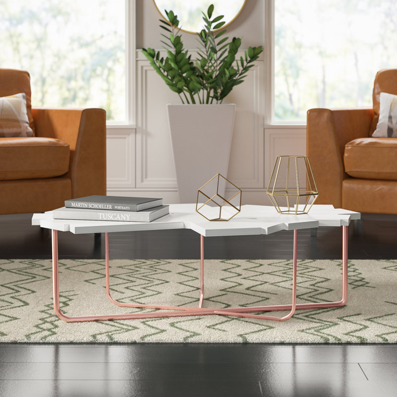 Mercury Row® Cutlip Cross Legs Coffee Table & Reviews Wayfair